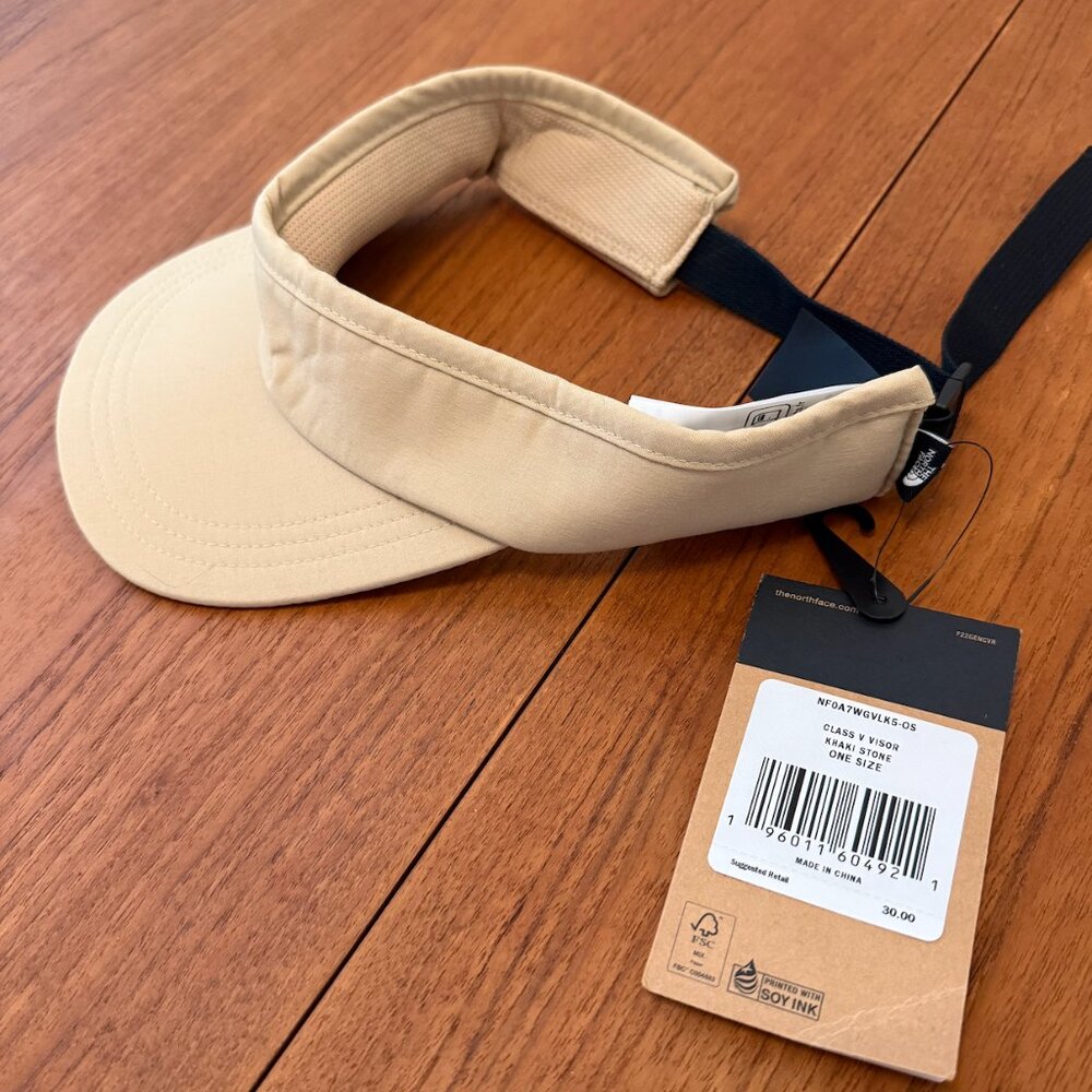 North Face Visor Hat Khaki Color